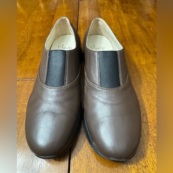 Brand New Brown Leather Amalfi by Rangoni Made in Italy Shoes Size 9 MSRP $269 main image 6